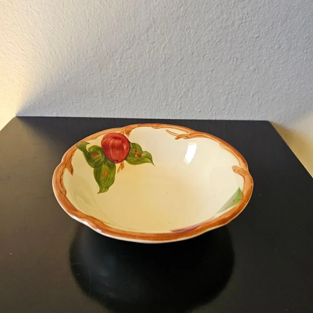 Franciscan Ware Hand Painted Vintage Ceramic Bowl